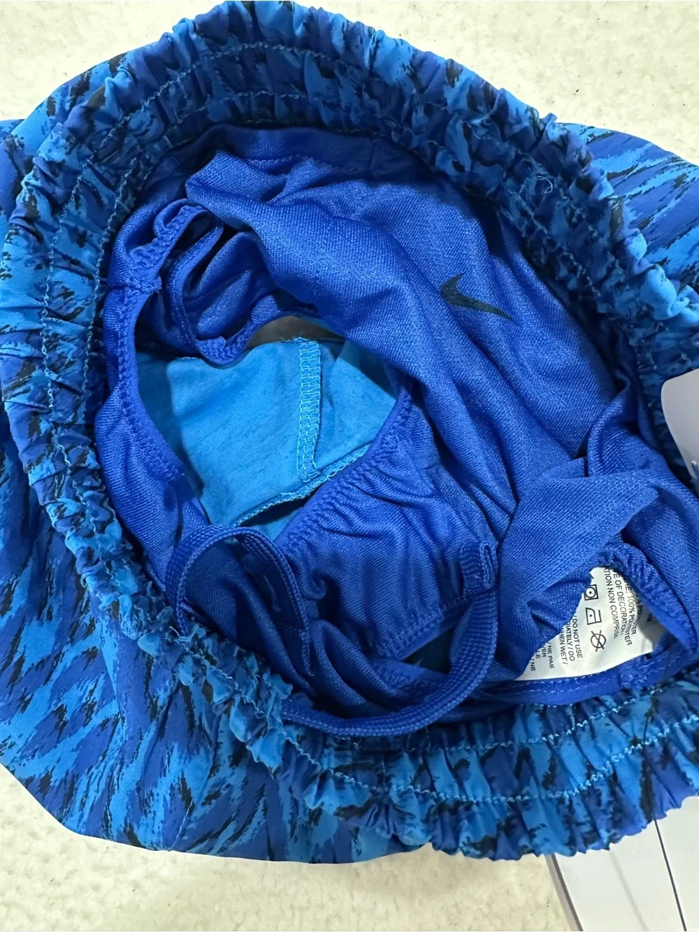 Nike Girl’s Blue Patterned Shorts